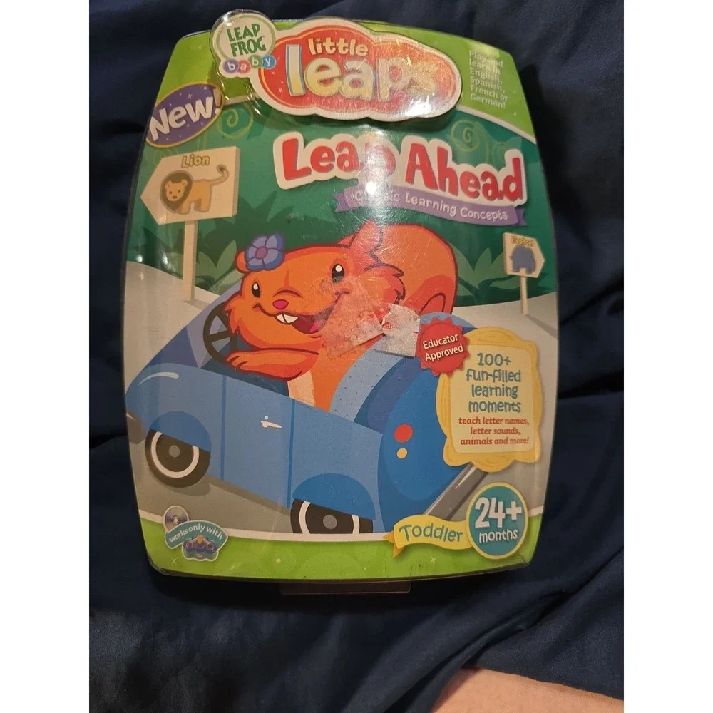 NEW Leap Frog Baby Little Leaps Leap Ahead DVD & Learning Activities Book
